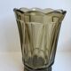 Vase en verre fumé années 60-70