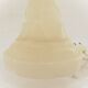 Pair of lamps  feet in white marble