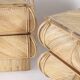 Paire de chevets en rotin
