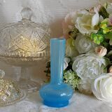 Blue opaline vase