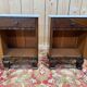 Art Deco bedside tables – Rosewood, Carrara marble & Brass – Year
