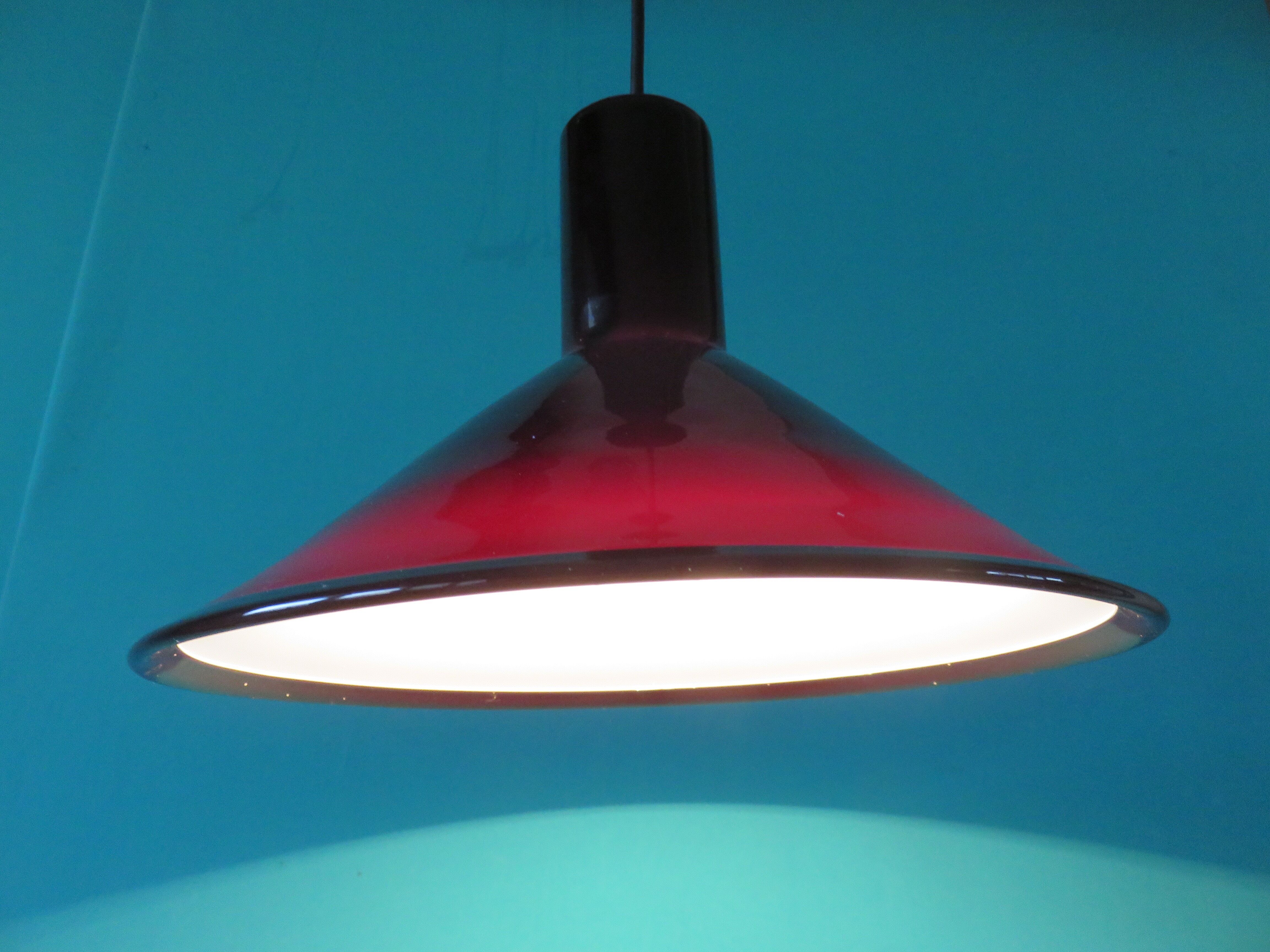 Suspended glass Michael Bang, Holmegaard, Denmark, 1965