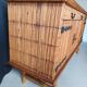 Vintage rattan sideboard