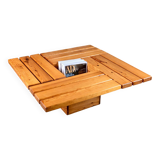 Pine coffee table with storage