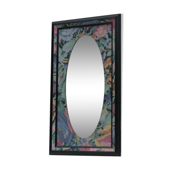 Miroir vintage motif de fleurs 25x45cm