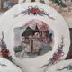 Lot de 12 assiettes à dessert Sarreguemines modèle Obernai