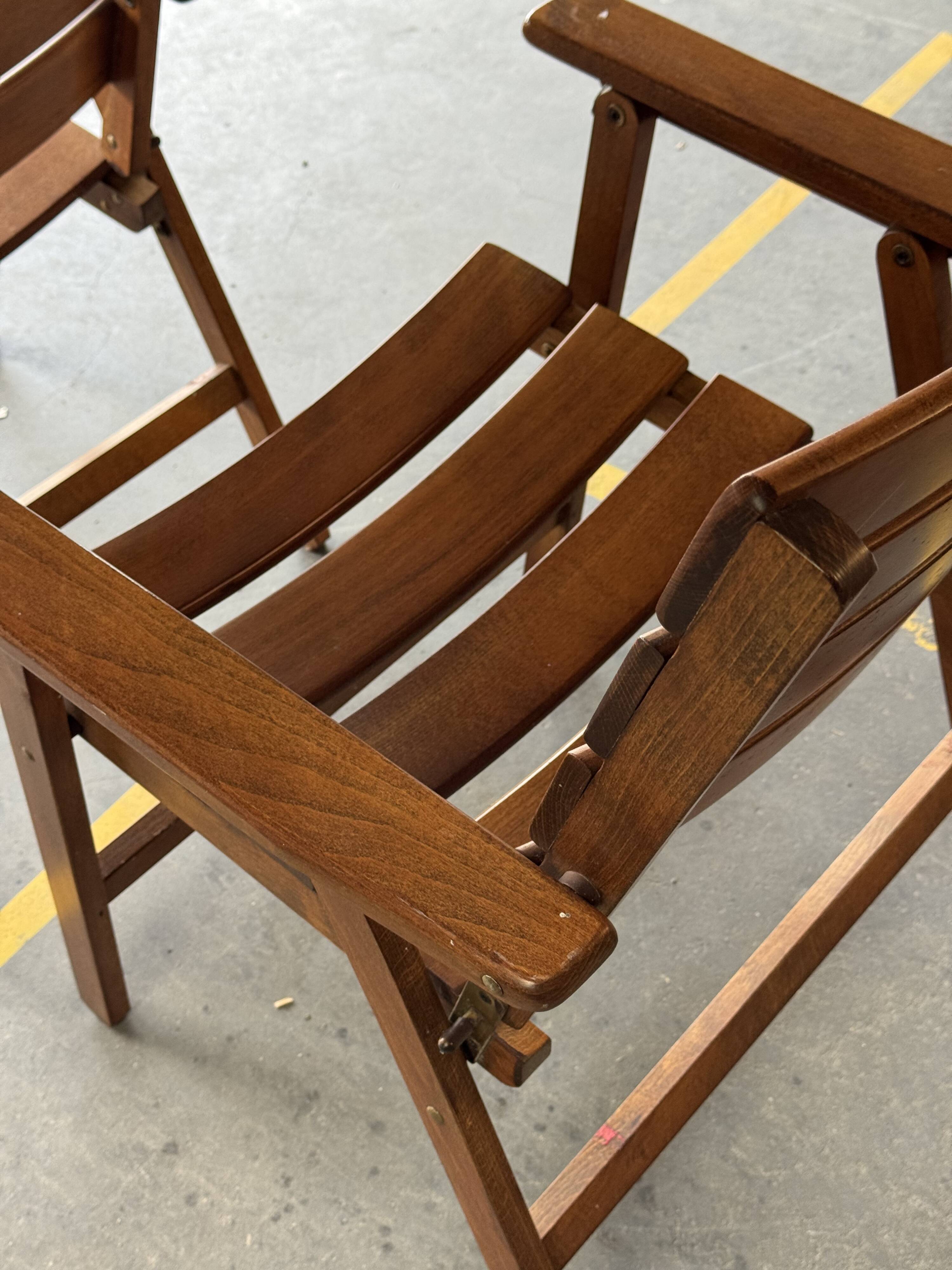 Set of 4 Herlag Folding Chairs