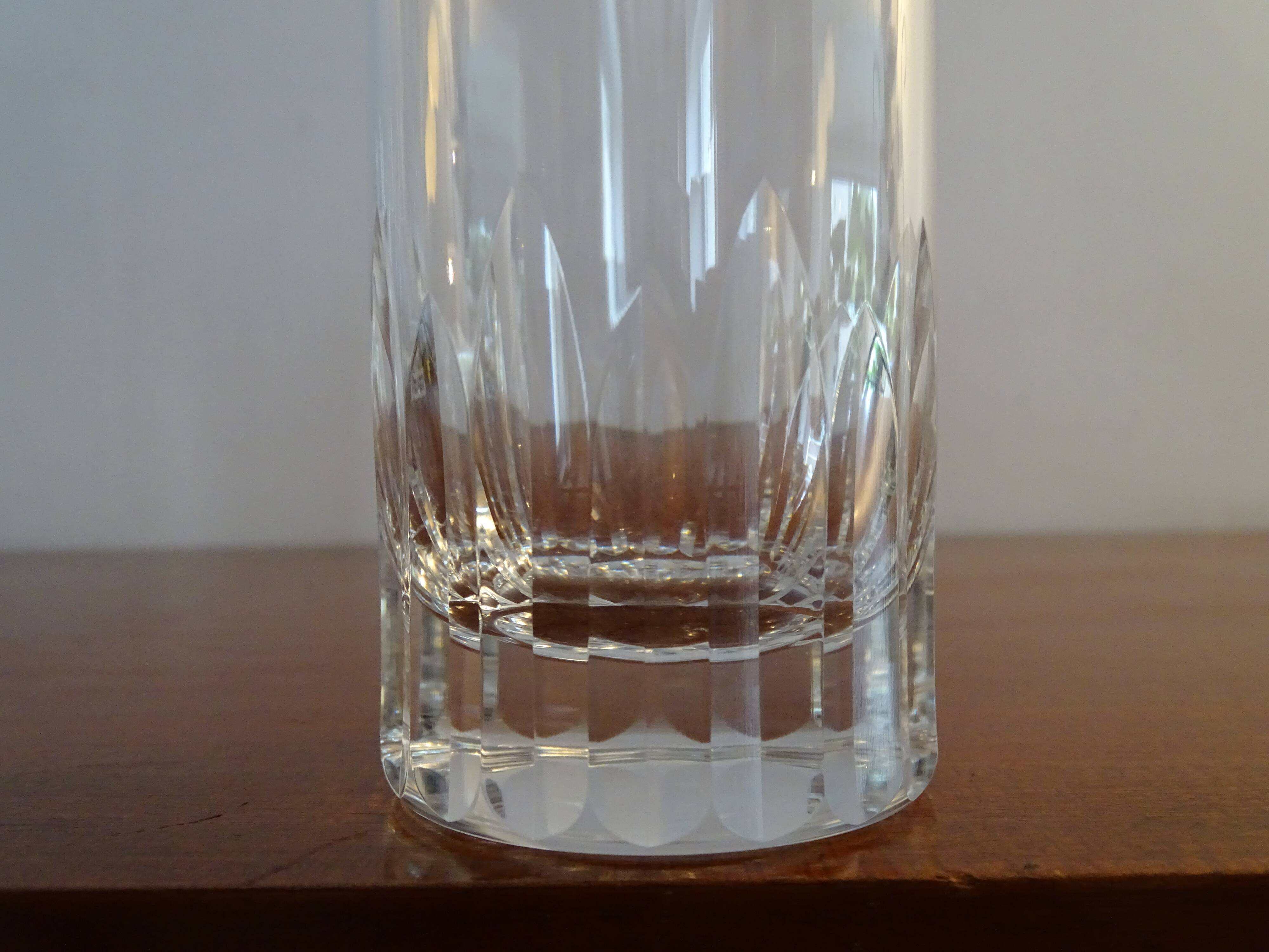 5 old baccarat crystal orangeade glasses, cassino model - 15.5 cm