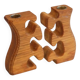 Pair of Swedish wooden candlesticks 1970