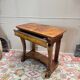 Console in flamed walnut from the louis philippe period, 19th century