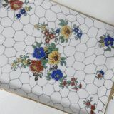 Art nouveau tray in Limoges porcelain