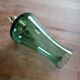 Suspension vintage verte en verre soufflé
