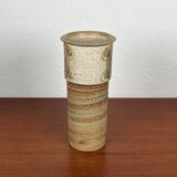 Danish studio ceramic vase from the mid-century by Svend Aage Jensen for Søholm, 1960s.