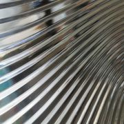 Striated glass cut