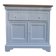 Buffet style Louis-Philippe in cherry wood – pearl grey & natural wood.
