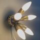 Wolfgang Tumpel ceiling / wall lamp 1960s
