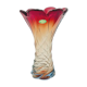 Labelled vintage italian twisted murano glass vase, 1960s