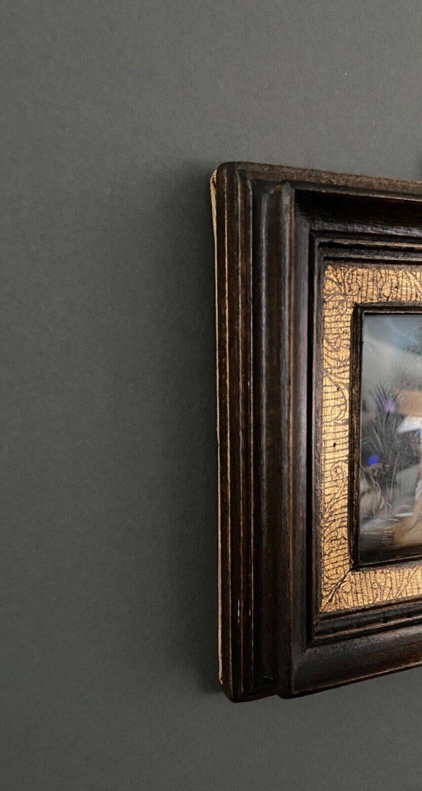 Hand-painted miniature Diane emerging from the bath after Boucher