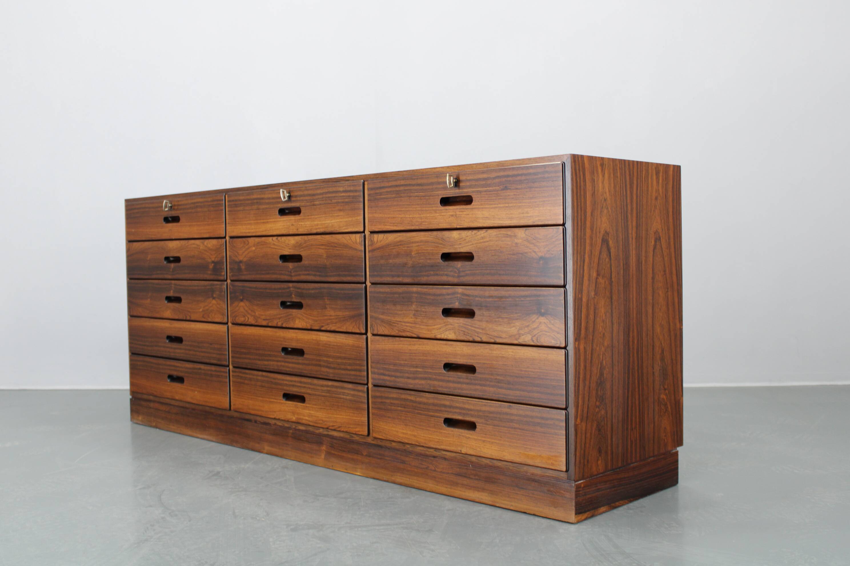 1960s Rare Kai Winding Chest of Drawers or Sideboard, Restored