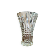 Vintage pressed glass vase – tulip shape
