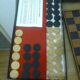 jeu de dames vintage (damier et pions) dans son coffret, marque Rachez