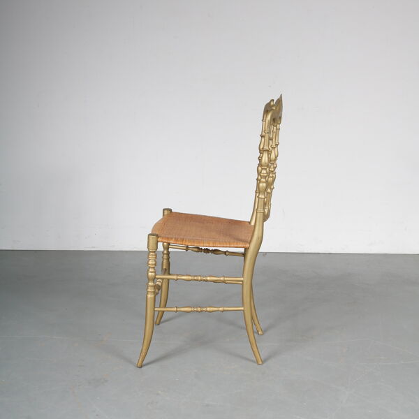 Chaise italienne fabriquée par Chiavari en Italie 1970
