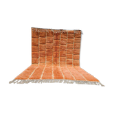 Mrirt Moroccan rug orange terracotta 300x250 cm – geometric pattern