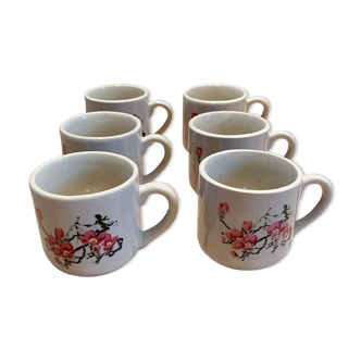 Set of 6 vintage coffee cups