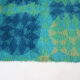 Retro Vintage wool hand-knotted carpet Sweden, 1960s / 70s 140x190cm