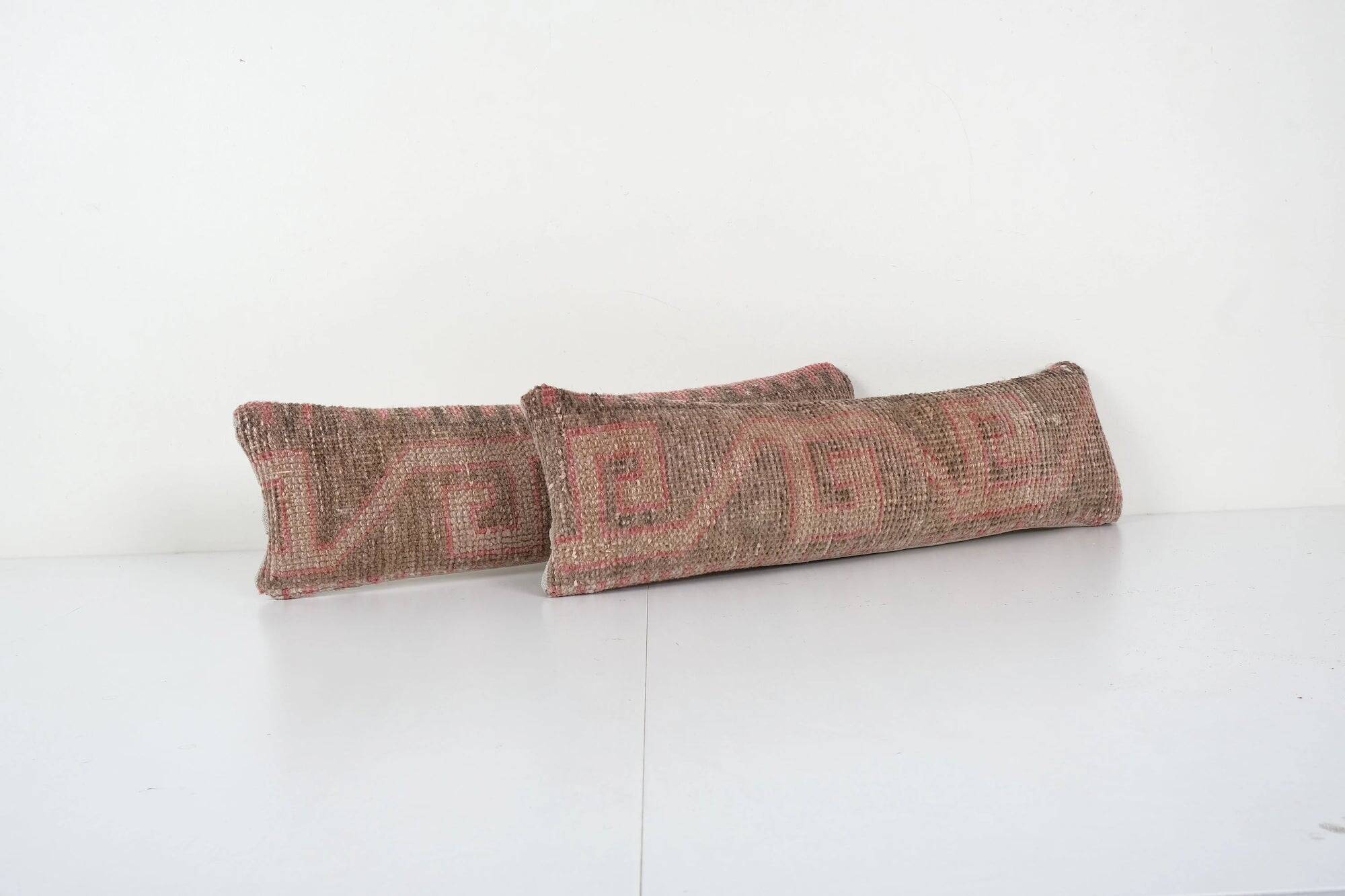 Set of 2 vintage Turkish cushion covers 20x51 cm