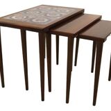 Tables gigognes en palissandre 'Fensmark'
