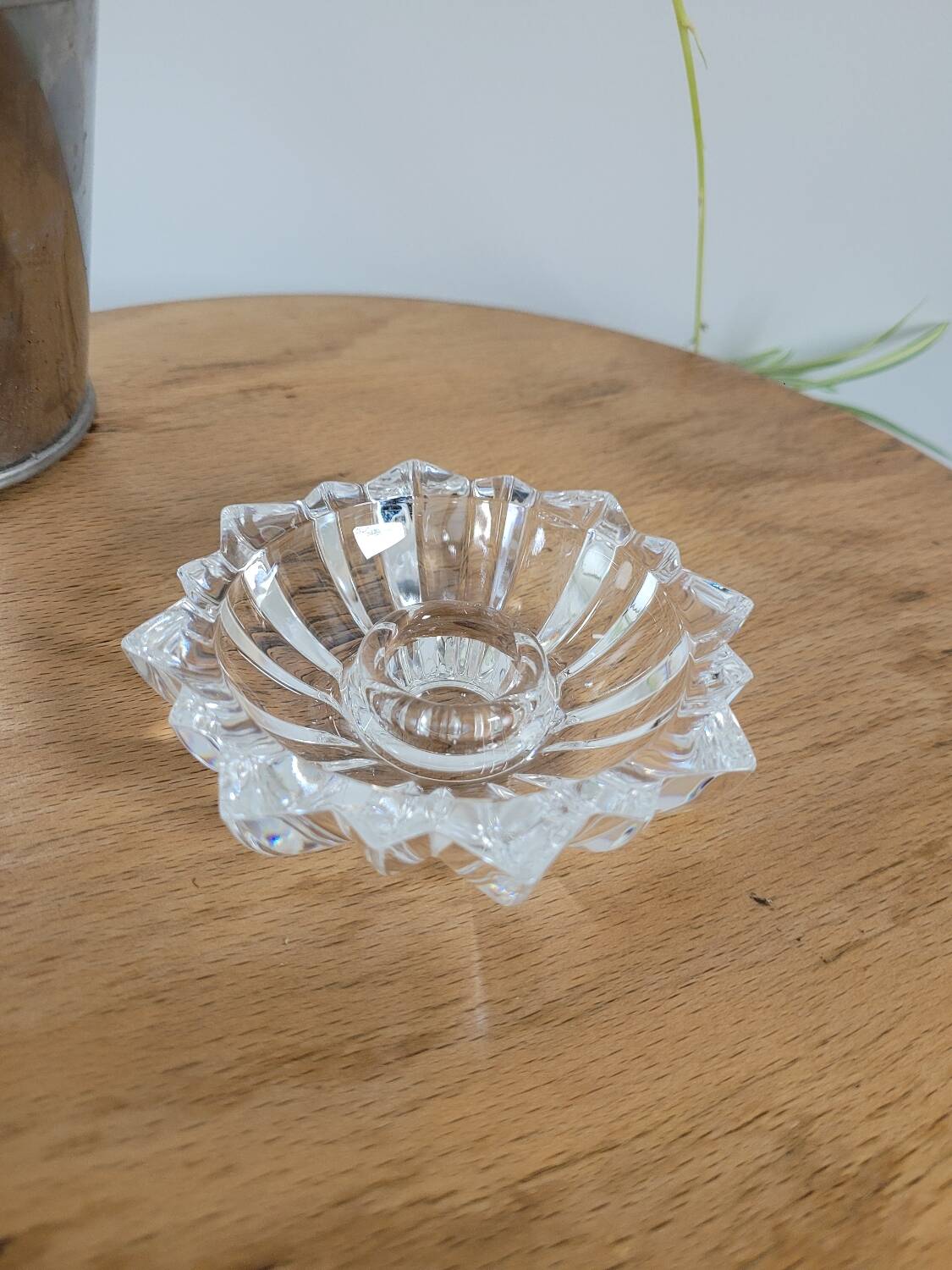 Cheverny crystal star candle holder