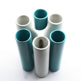 Interlocking ceramic vases by Enzo Bioli for Il Picchio, 1970s.