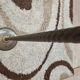 Lampe cordage vintage, années 60
