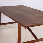 Table à manger en chêne par un ébéniste danois, années 1960, Danemark