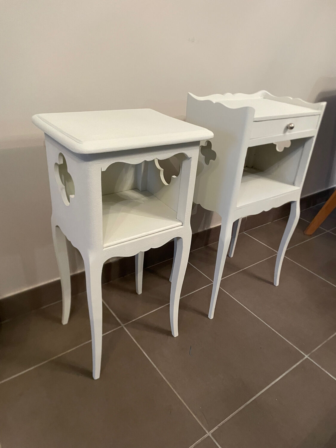 Louis XV style bedside tables