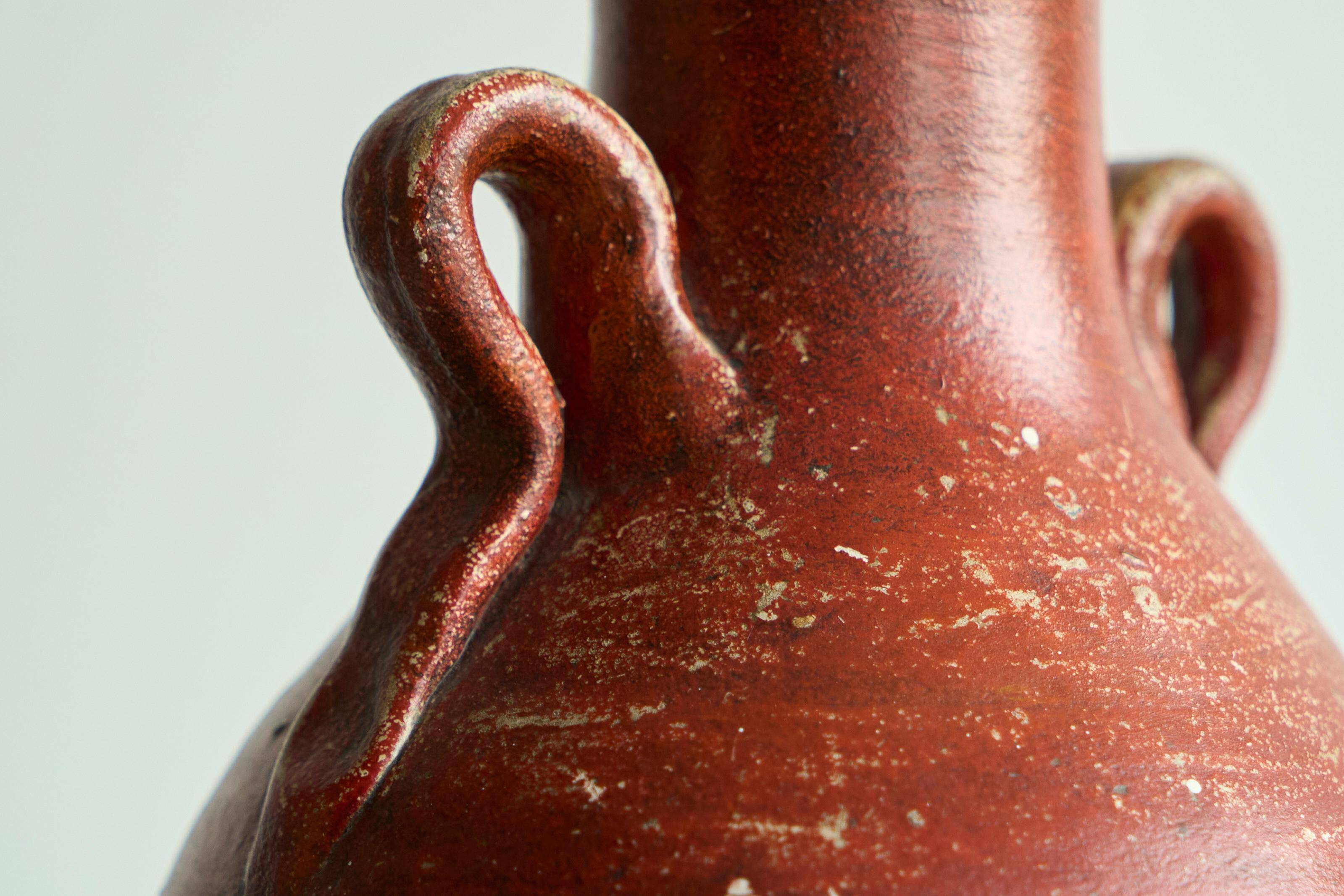 Sculptural ceramic vase from the early 20th century.
