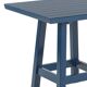 Table carrée artisanale contemporaine en bois massif de la collection Bacon