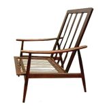Vintage Scandinavian 1960s boomerang armchair