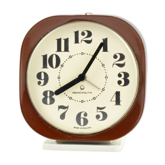 Mera-Poltik mechanical alarm clock, Poland 1950