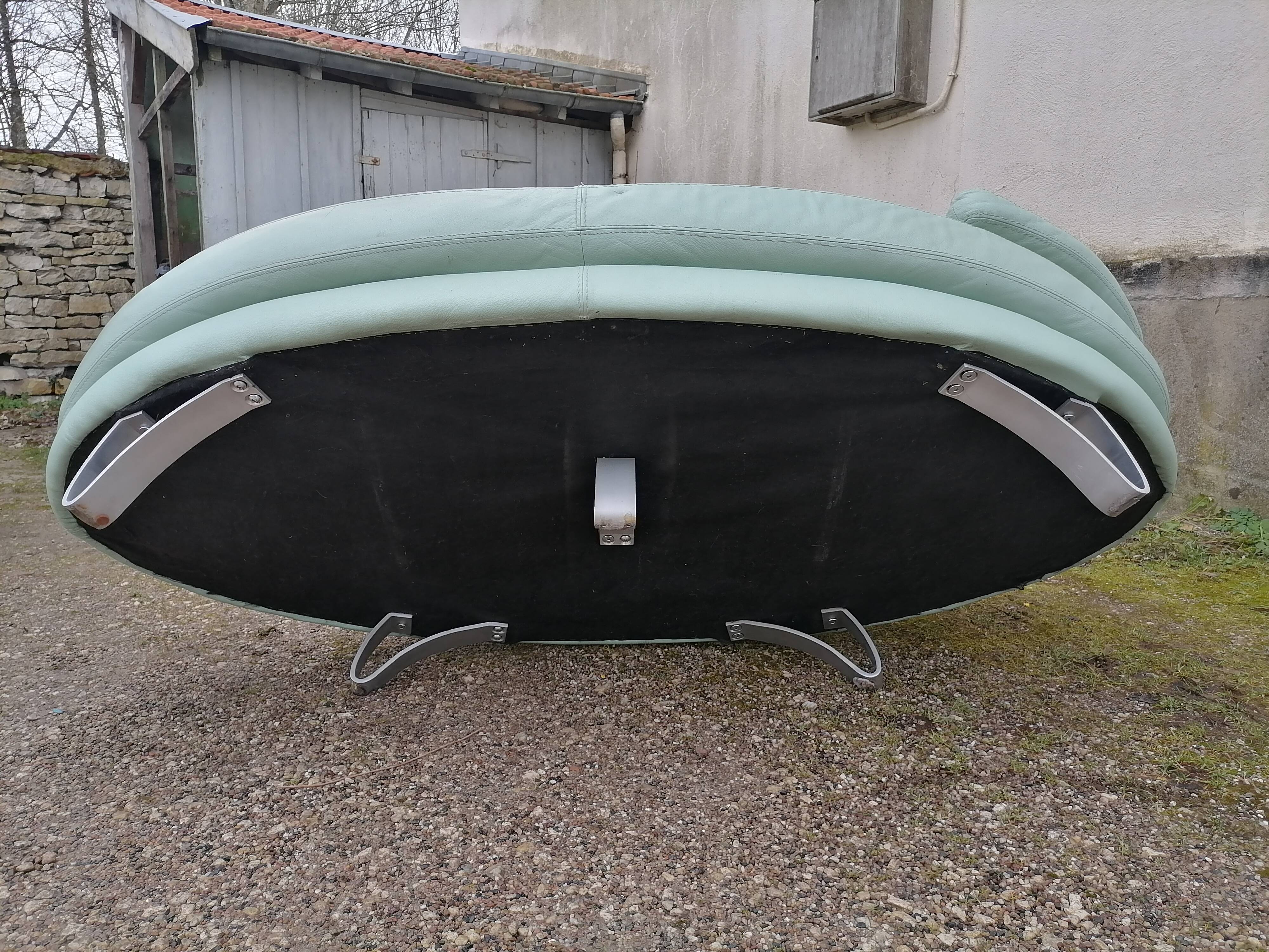 Sofa leather vintage, 70s