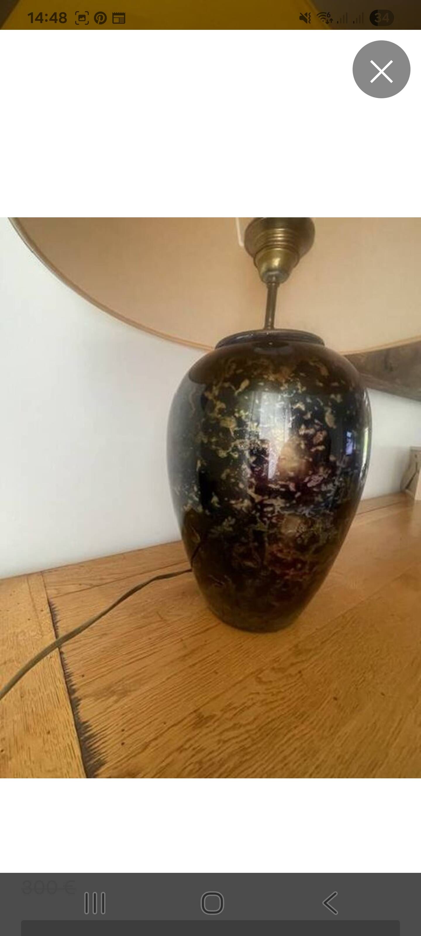 Lacquered line lamp