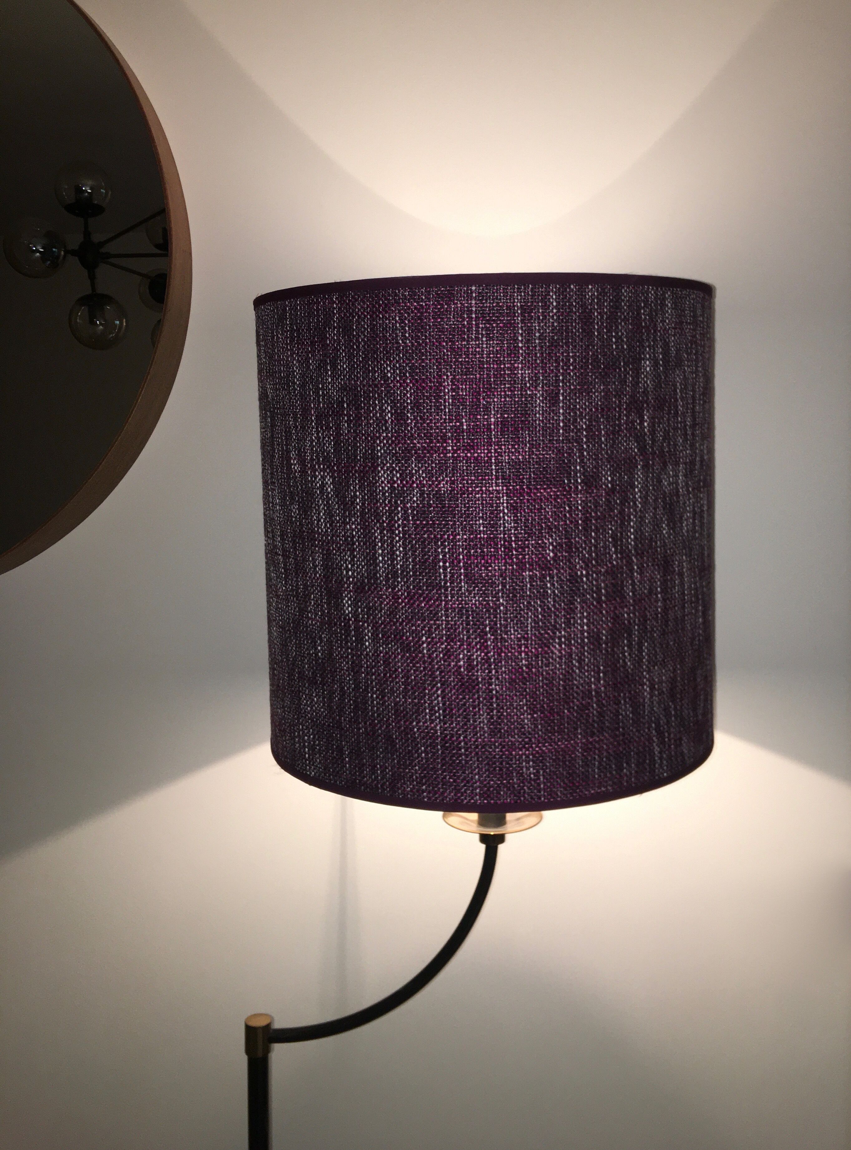 70s lamppost with Houlès fabric blinds