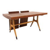 Scandinavian teak dining table, "Napoli", David Rosen, Sweden, 1950.