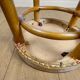 Curved wooden piano stool 1930