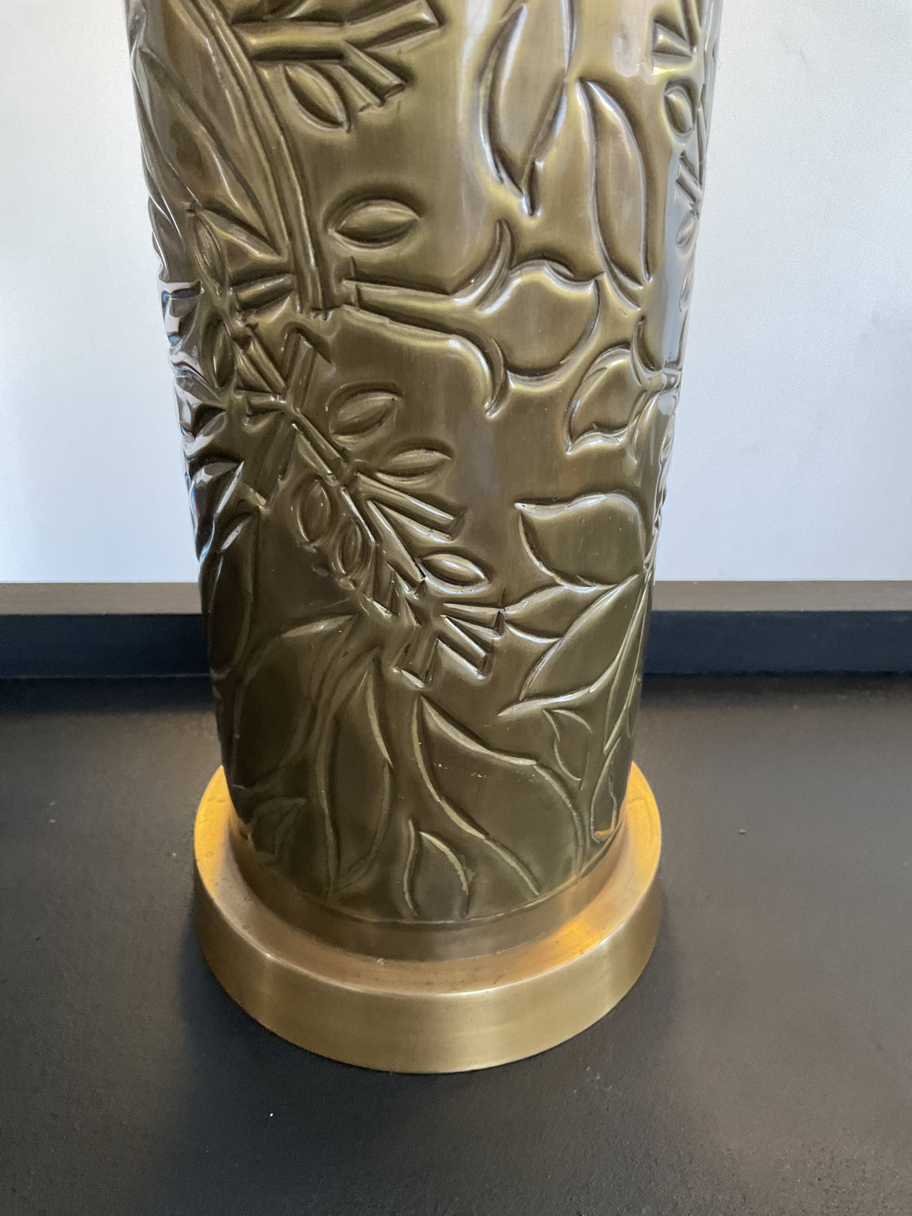 Louis Drimmer brass lamp from the 70s