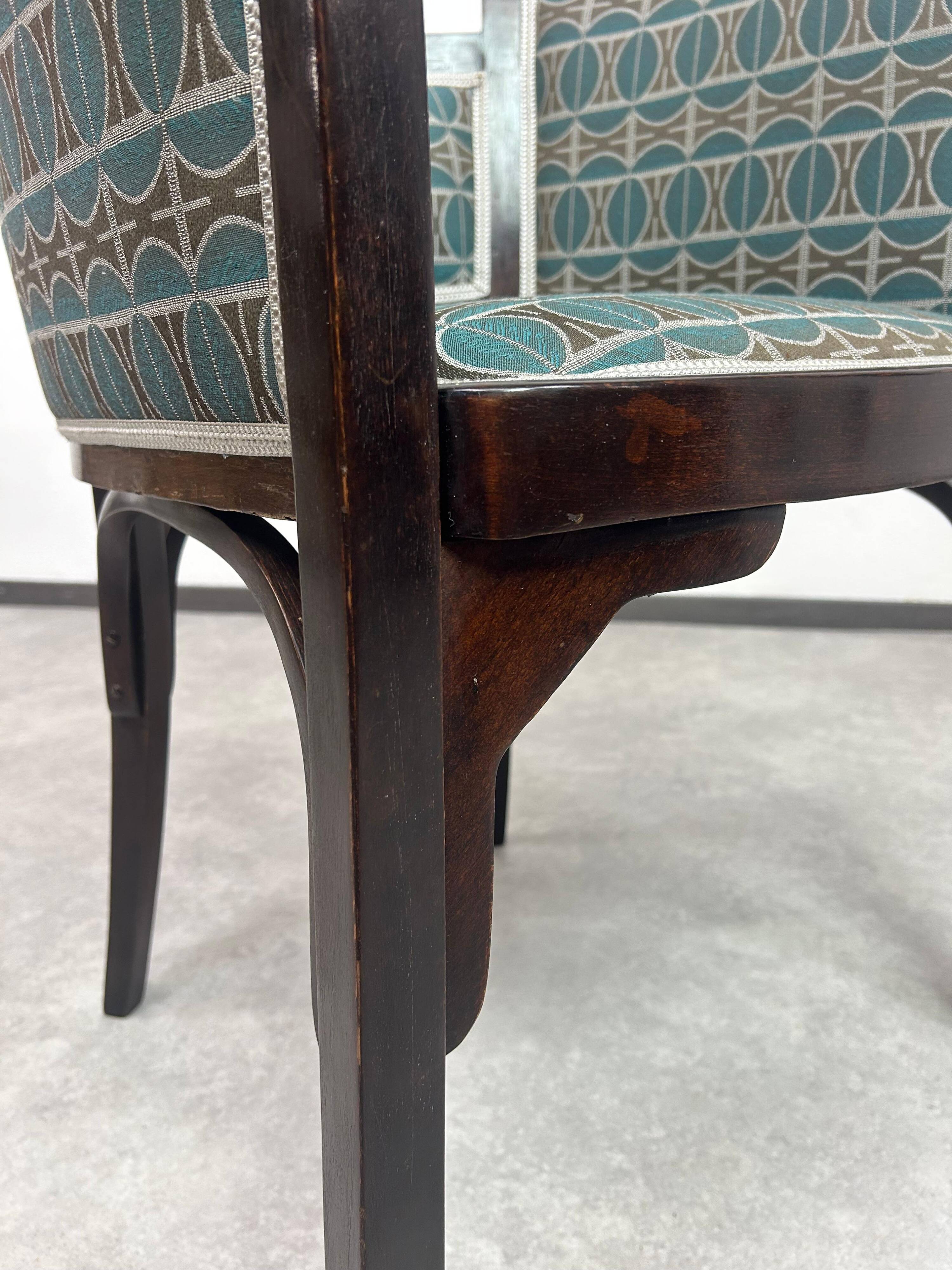 Jugendstil office chair by Otto Wagner for J&J Kohn