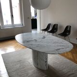 Table marble arabescato Italy vintage