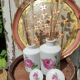 Antique white porcelain bottles