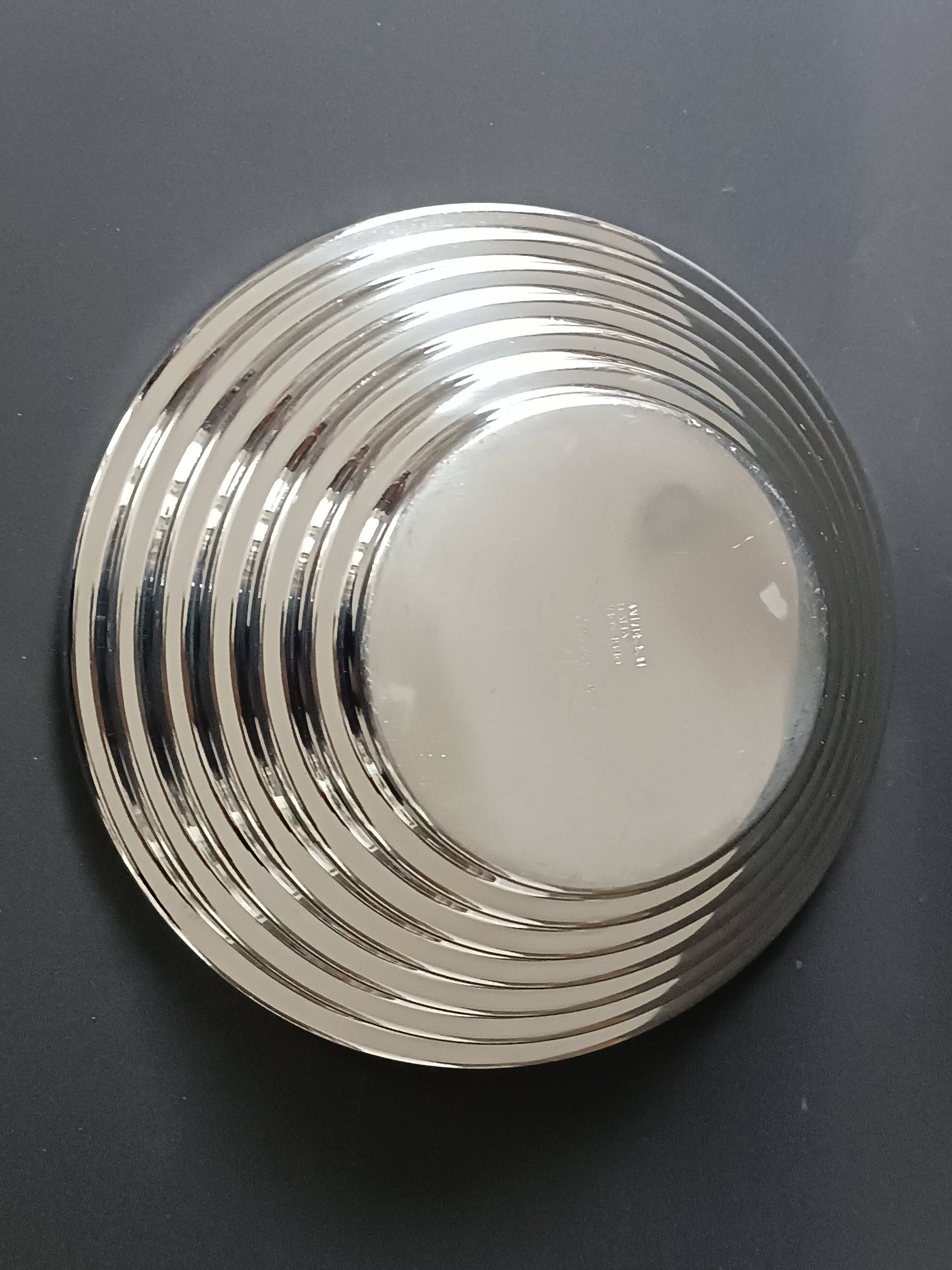 Corbeille Maya vintage par Giulio Confalonieri pour Alessi